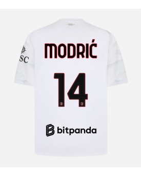 Billige Fotballdrakt AC Milan Luka Modric #14 Replika Bortedrakt 2026-27 Kortermet Billige Fotballdrakt AC Milan Luka Modric #14 Replika Bortedrakt 2026-27 Kortermet